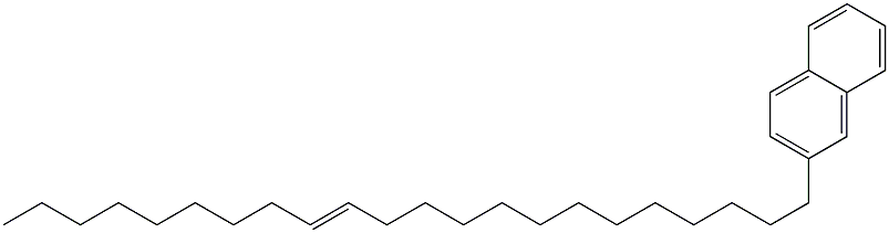 2-(13-Docosenyl)naphthalene Struktur