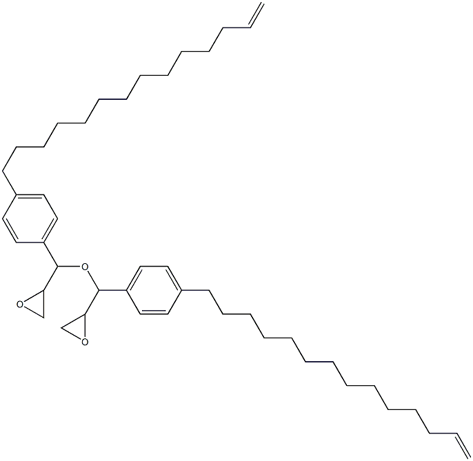 4-(13-Tetradecenyl)phenylglycidyl ether Struktur