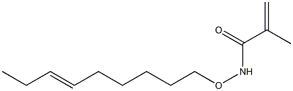 N-(6-Nonenyloxy)methacrylamide Struktur