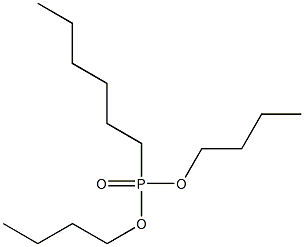 Hexylphosphonic acid dibutyl ester Struktur