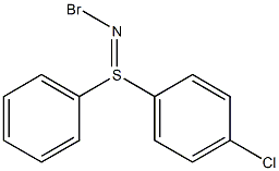 N-Bromo-S-phenyl-S-(4-chlorophenyl)sulfilimine Struktur