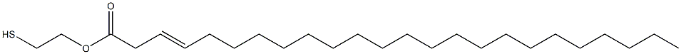 3-Tetracosenoic acid 2-mercaptoethyl ester Struktur