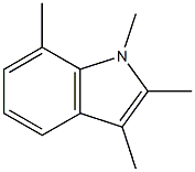 1,2,3,7-Tetramethyl-1H-indole Struktur