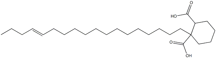 Cyclohexane-1,2-dicarboxylic acid hydrogen 1-(14-octadecenyl) ester Struktur