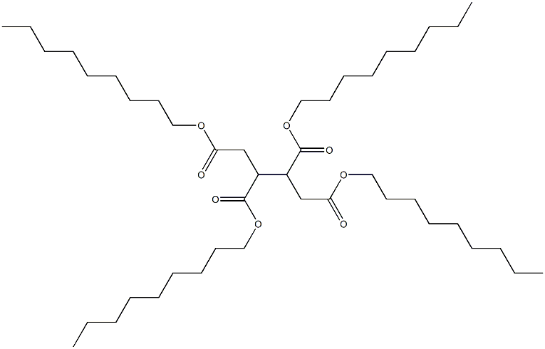 1,2,3,4-Butanetetracarboxylic acid tetranonyl ester Struktur