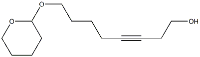 8-[(Tetrahydro-2H-pyran)-2-yloxy]-3-octyn-1-ol Struktur