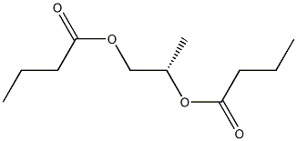 [S,(+)]-1,2-Propanediol dibutyrate Struktur