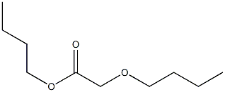 Butoxyacetic acid butyl ester Struktur