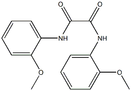 N,N'-Di(2-methoxyphenyl)oxamide Struktur