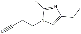 1-(2-Cyanoethyl)-4-ethyl-2-methyl-1H-imidazole Struktur