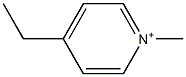 1-Methyl-4-ethylpyridinium Struktur