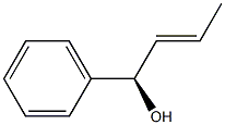 [R,E,(-)]-1-Phenyl-2-butene-1-ol Struktur