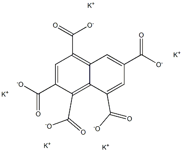 1,2,4,6,8-Naphthalenepentacarboxylic acid pentapotassium salt Struktur