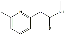 N,6-Dimethyl-2-pyridinethioacetamide Struktur