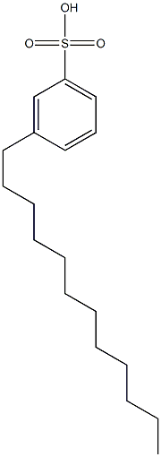 3-Dodecylbenzenesulfonic acid Struktur