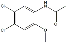 2'-Methoxy-4'-chloro-5'-chloroacetanilide Struktur