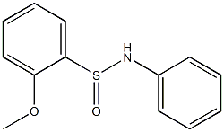 N-Phenyl-2-methoxybenzenesulfinamide Struktur