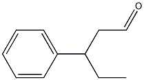 3-Phenylpentanal Struktur