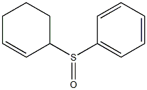 Phenyl 2-cyclohexenyl sulfoxide Struktur