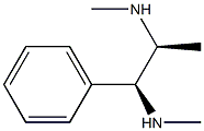 (1S,2S)-N,N'-Dimethyl-1-phenylpropane-1,2-diamine Struktur