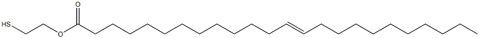 13-Tetracosenoic acid 2-mercaptoethyl ester Struktur