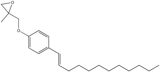 4-(1-Dodecenyl)phenyl 2-methylglycidyl ether Struktur