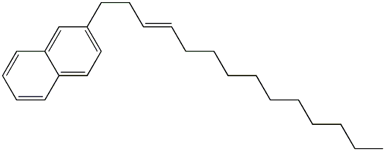 2-(3-Tetradecenyl)naphthalene Struktur