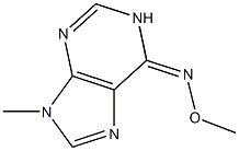 6-(Methoxyimino)-9-methyl-1,6-dihydro-9H-purine Struktur