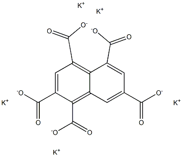 1,2,4,5,7-Naphthalenepentacarboxylic acid pentapotassium salt Struktur