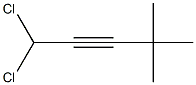 1,1-Dichloro-4,4-dimethyl-2-pentyne Struktur