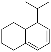 1,2,3,4,4a,5-Hexahydro-5-isopropylnaphthalene Struktur