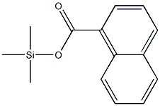 Naphthalene-1-carboxylic acid trimethylsilyl ester Struktur