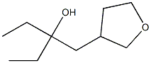 1-Ethyl-1-[(tetrahydrofuran)-3-ylmethyl]-1-propanol Struktur