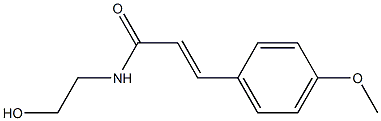 p-Methoxycinnamic acid monoethanolamide Struktur