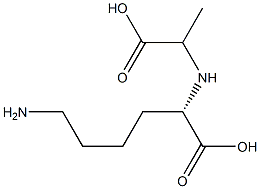 N2-(1-Carboxyethyl)-L-lysine Struktur