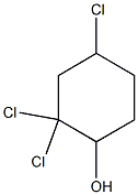 2,2,4-Trichlorocyclohexanol Struktur