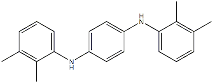 N,N'-Bis(2,3-dimethylphenyl)-p-phenylenediamine Struktur