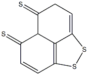 5,6-Dithio-1,2-dithiaacenaphthene Struktur