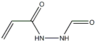 1-Acryloyl-2-formylhydrazine Struktur