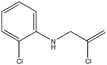 N-(2-Chloro-2-propenyl)-2-chlorobenzenamine Struktur