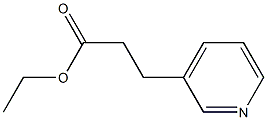 3-(3-Pyridinyl)propionic acid ethyl ester Struktur