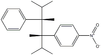 (3S,4S)-2,3,4,5-Tetramethyl-3-(4-nitrophenyl)-4-phenylhexane Struktur