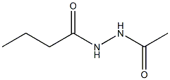 1-Butyryl-2-acetylhydrazine Struktur