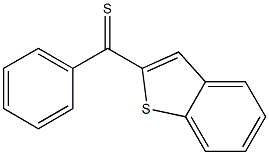 2-[Phenyl(thiocarbonyl)]benzo[b]thiophene Struktur