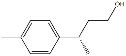 [S,(+)]-3-(p-Tolyl)-1-butanol Struktur