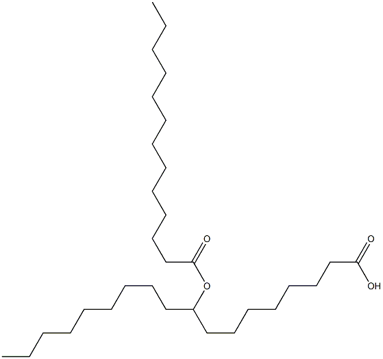 9-Tridecanoyloxyoctadecanoic acid Struktur