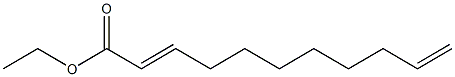 2,10-Undecadienoic acid ethyl ester Struktur