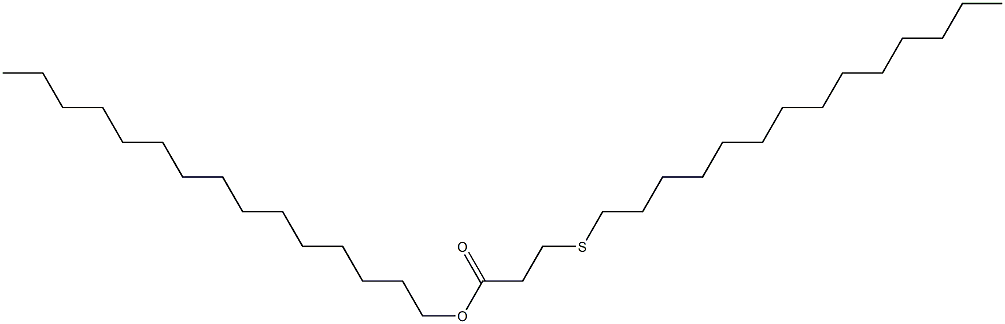 3-(Tetradecylthio)propionic acid pentadecyl ester Struktur