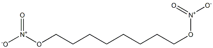 Dinitric acid 1,8-octanediyl ester Struktur