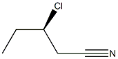 [R,(+)]-3-Chlorovaleronitrile Struktur